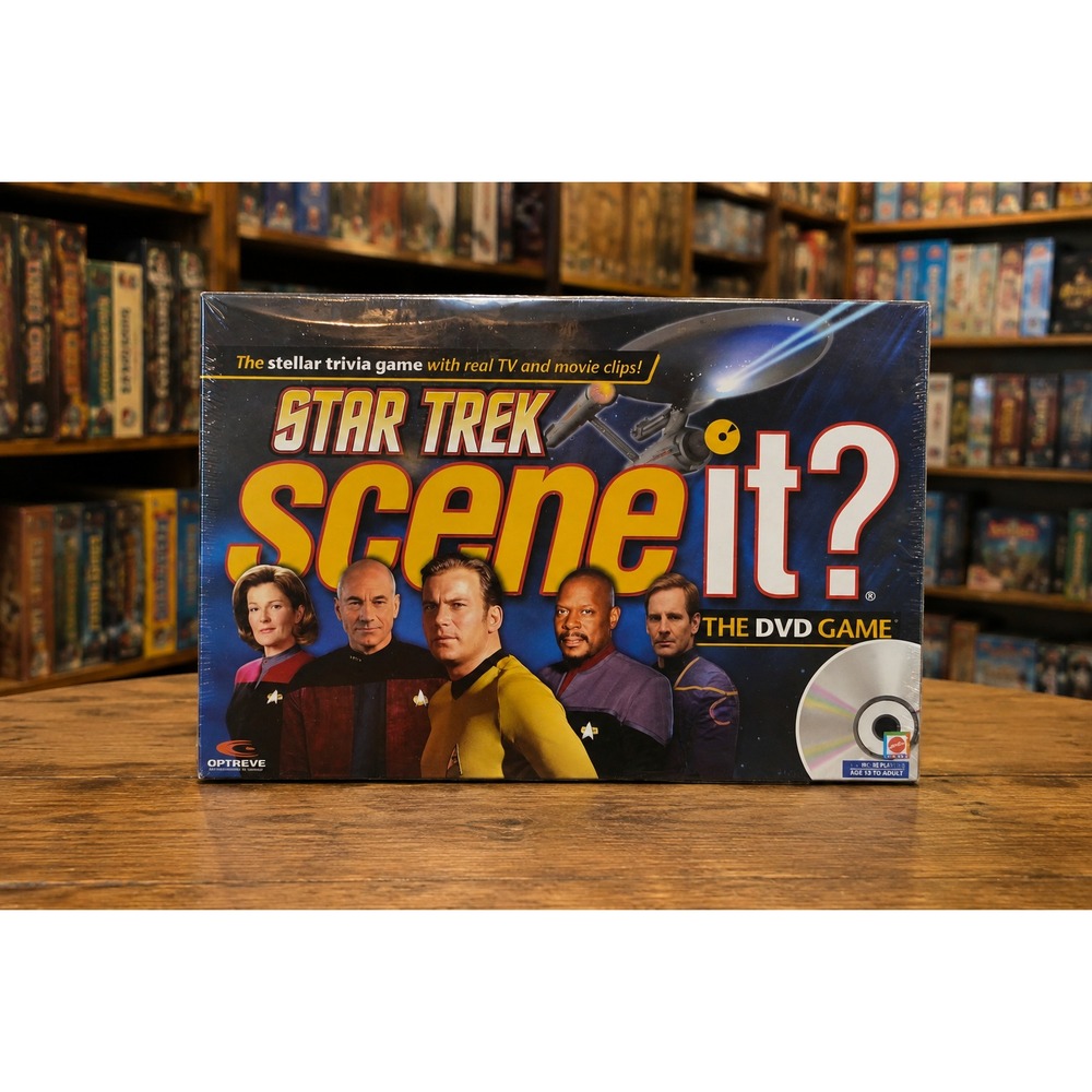 2009 Scene It? Star Trek Trivia DVD Game BY Mattel, FACTORY SEALED